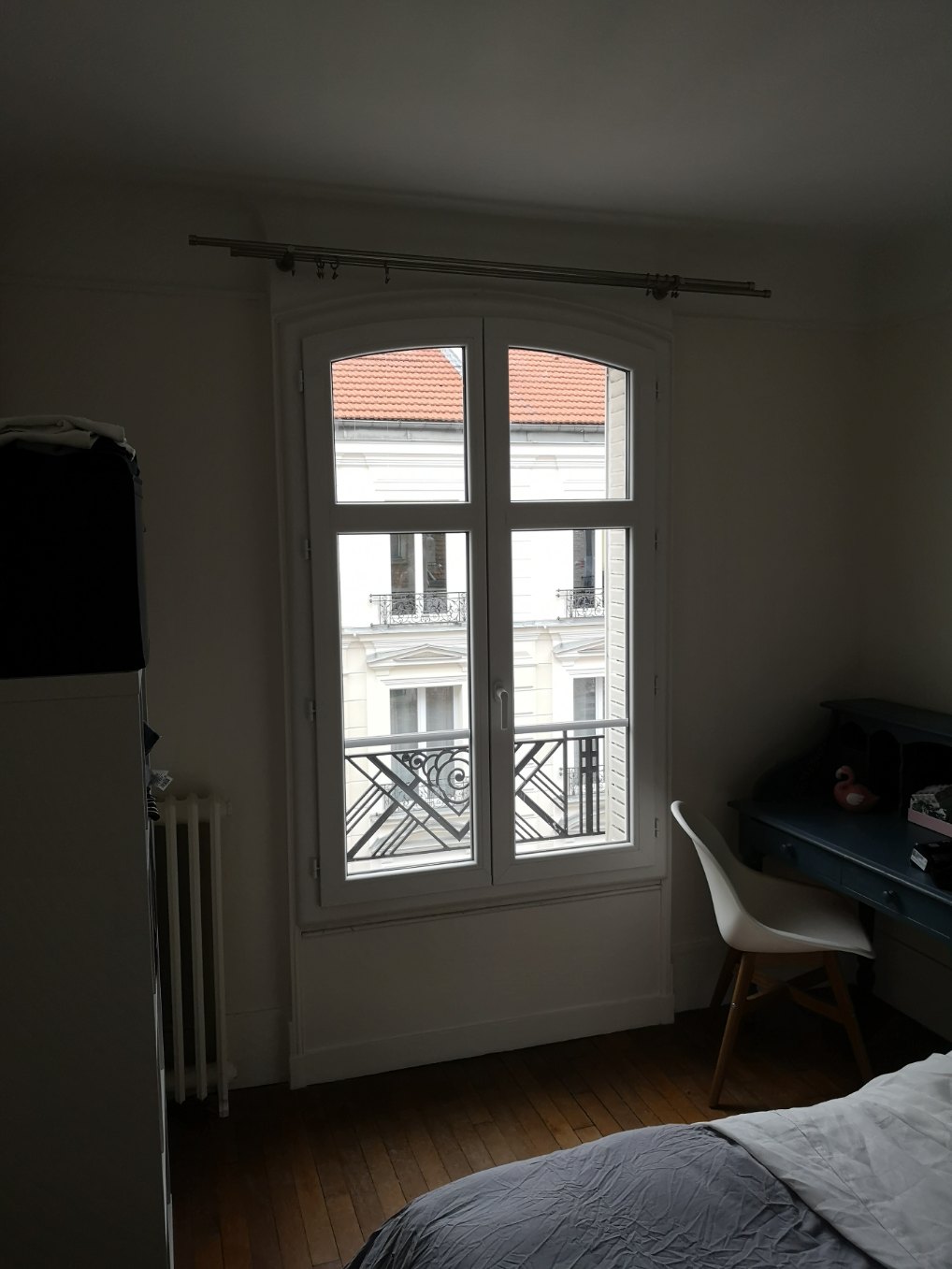 Menuiserie PVC cintrée pose en renovation