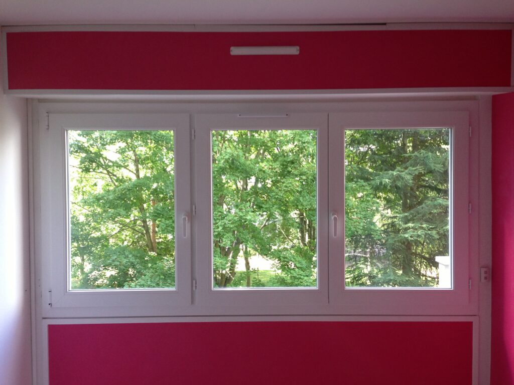 menusierie PVC 3 VANTAUX