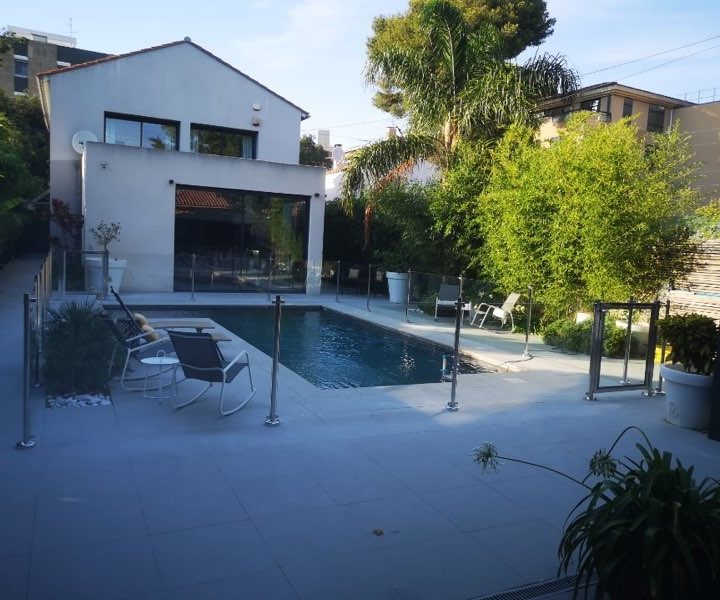 Garde corps piscine